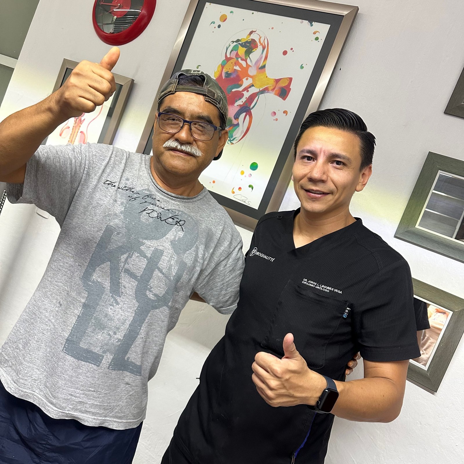 Paciente satisfecho con la atención del Dr. Lagunes