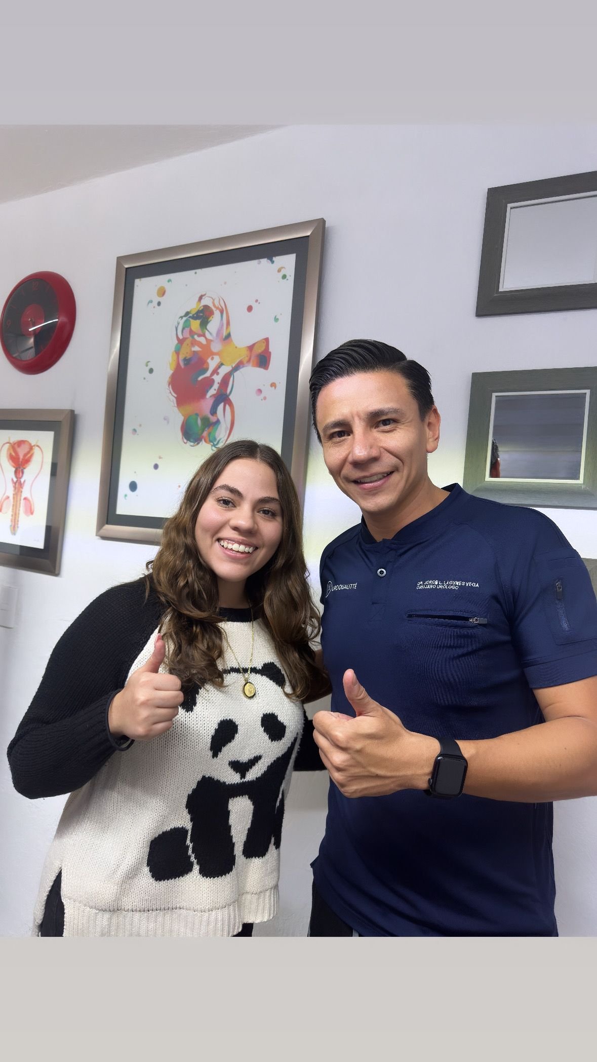 Paciente en consulta con el Dr. Jorge Luis Lagunes Vega